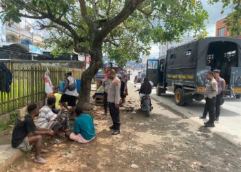 Polres Jayapura Gelar Patroli Rutin untuk Cegah Gangguan Kamtibmas