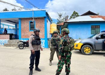 Jelang Putusan MK, Polres Lanny Jaya Gelar Patroli Cipkon