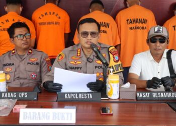 Polresta Sorong Kota Berhasil Ungkap 2 Kasus Curanmor, 2 Kasus Narkoba dan 1 Kasus Penipuan