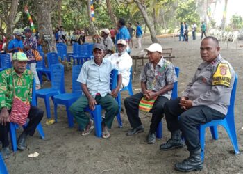 Polsek Pantai Timur lakukan pengamanan ibadah Pekabaran Injil ditanah Papua yang ke-170