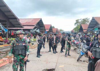 Jelang Sidang MK, Polres Jayawijaya Gelar Patroli Gabungan