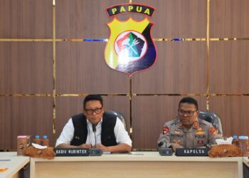 Kadiv Hubinter Polri Laksanakan Courtesy Call di Polda Papua