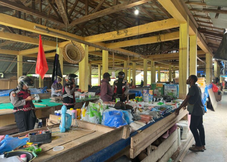 Menjaga situasi kabupaten Sarmi tetap aman, Sat Samapta gelar Patroli Dialogis