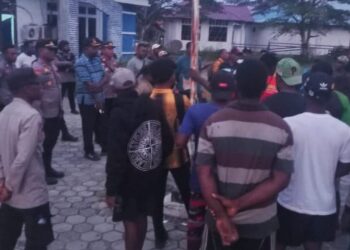 Polres Mamberamo Raya melaksanakan PAM Pengumuman Seleksi Kompetensi Dasar CPNS 2024