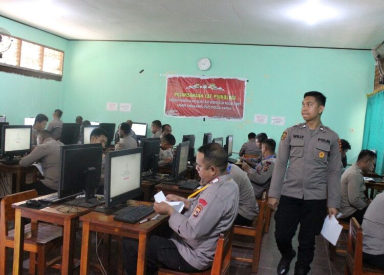 510 Peserta Seleksi SIP Polda Papua Jalani Tes CAT Psikologi