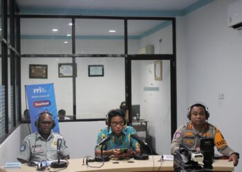 Polda Papua Gelar Dialog Interaktif Dengan Tema “Utamakan Keselamatan Dalam Berkendara”
