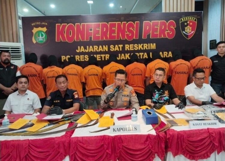 Polres Metro Jakarta Utara Ungkap Kasus Tawuran Maut di Penjaringan