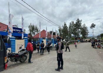 Antisipasi Gangguan Kamtibmas Jelang Pelantikan Bupati dan Wakil Bupati, Polres Intan Jaya Gelar Patroli Cipta Kondisi