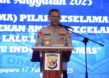 Kapolda Papua Buka Rakernis Ditlantas Polda Papua T.A. 2025