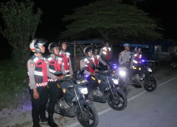 Polda Papua Laksanakan Kegiatan Patroli Cipta Kondisi di Beberapa Titik Strategis Kota Jayapura