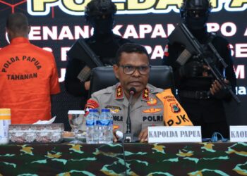 Konferensi Pers Kapolda Papua Terkait Penangkapan DPO Aske Mabel