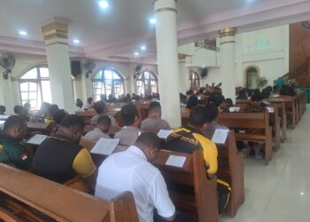 Polda Papua Gelar Ibadah Oikumene, Perkuat Iman dan Kebersamaan