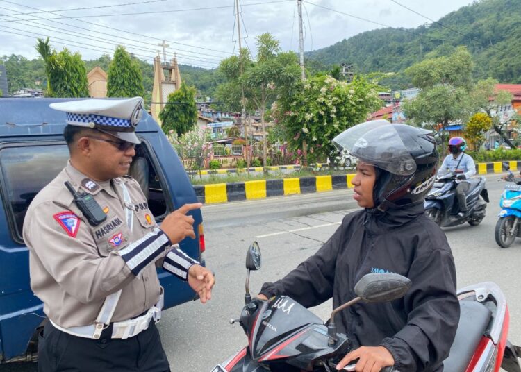 Hari Keduabelas Operasi Keselamatan Cartenz-2025 Polda Papua: Polda Papua Gelar Razia Kendaraan