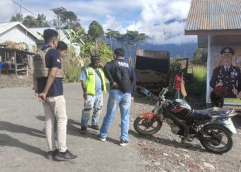 Polres Intan Jaya Polda Papua Gelar Patroli Pasca Pelantikan Bupati dan Wakil Bupati Intan Jaya