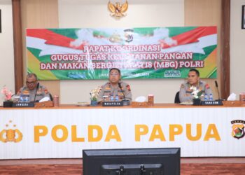 Wakapolda Papua Hadiri kegiatan Rapat Koordinasi Bahas Program Makan Bergizi Gratis