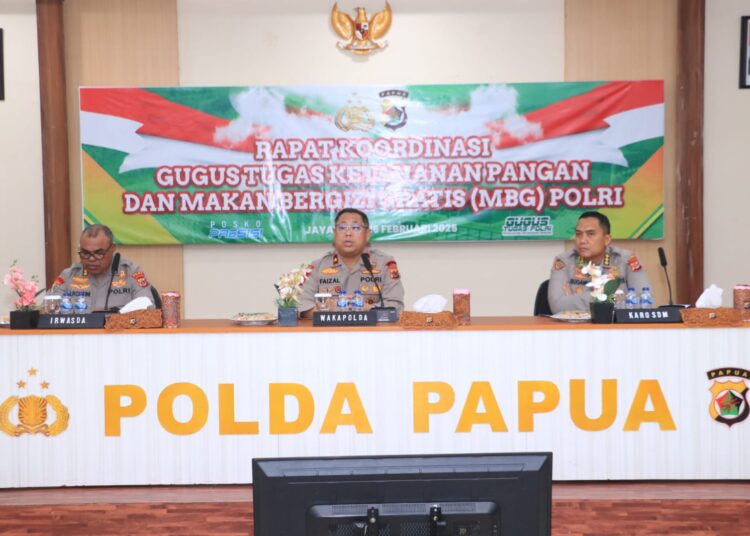 Wakapolda Papua Hadiri kegiatan Rapat Koordinasi Bahas Program Makan Bergizi Gratis