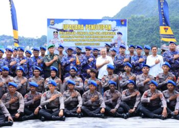 Kapolda Papua Hadiri Upacara Penutupan Pelatihan Jungle and Sea Survival T.A 2025