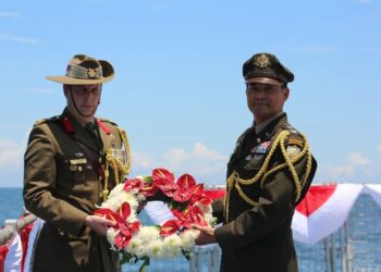 TNI AL Peringati Pertempuran Laut PD II Sekutu Melawan Jepang di Selat Sunda