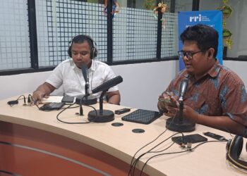 Dialog Interaktif Bahas “Ketersediaan Kebutuhan Bahan Pokok Menjelang Hari Raya Idul Fitri” Di Stasiun LPP RRI Jayapura