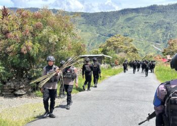 Kembali, Ribuan Alat Perang Diamankan Personel Gabungan TNI-Polri di Puncak Jaya Saat Laksanakan Patroli dan Razia