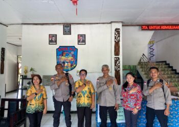 Hendak Tanam Wawasan Kebangsaan di Sekolah, Satgas Si-Ipar Koordinasi dengan SMK N3 Jayapura