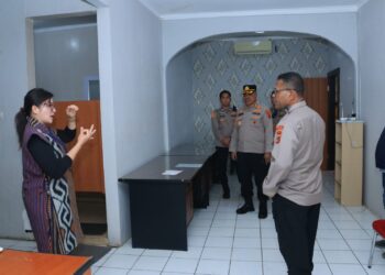 Meninjau Lokasi Dapur Sehat, Kapolda Papua Dampingi Badan Gizi Nasional