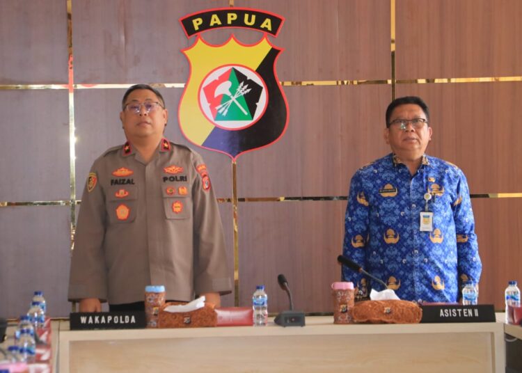 Wakapolda Papua Ikuti Lauching Operasional Satuan Pelayanan Pemenuhan Gizi (SPPG) Polri
