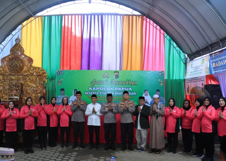 Kapolda Papua Kembali Lakukan Safari Ramadhan di Masjid Al-Aqsha, Sentani Jayapura