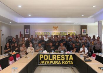 DPR Kota Jayapura Sambangi Polresta Jayapura Kota Bahas Kamtibmas Jelang Lebaran