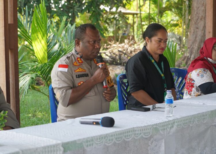 Sub Satgas Keladi Sagu Tinjau Lokasi Rencana Dapur Umum untuk Pemantauan Gizi di Kampung Kehiran