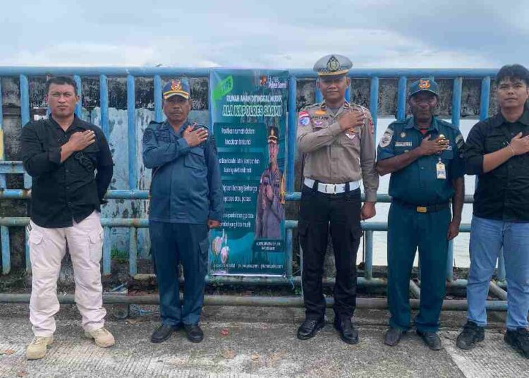 Demi kenyamanan Saat Mudik, Polres Sarmi Polda Papua Menggelar Sosialisasi Tentang Mudik Aman Keluarga Nyaman