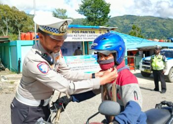Jelang Mudik Hari Raya, Sat Lantas Polres Tolikara Polda Papua Ingatkan Masyarakat Jaga Keselamatan Saat Berkendara