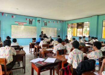 Tumbuhkan Rasa Nasionalisme, Subsatgas Si Ipar ORC 2025 Polda Papua Hadir Berikan Materi Wawasan Kebangsaan