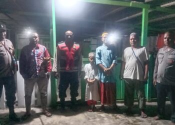Sinergitas TNI-Polri, Dandim Mimika Pantau Posko Polres Mimika Polda Papua Pengamanan Menjelang Idul Fitri