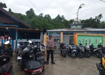Pengamanan Sholat Idul Fitri, Polres Sarmi Polda Papua Kerahkan Personel