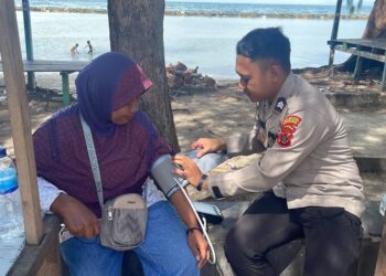 Subsatgas Keladi Sagu ORC 2025 Peduli Kesehatan Masyarakat di Pantai Hamadi