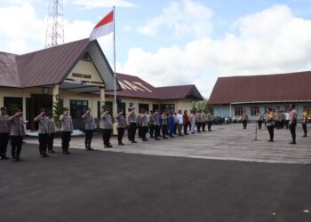 Pererat Tali Silaturahmi Antar Personel, Polres Asmat Gelar Halal Bihalal