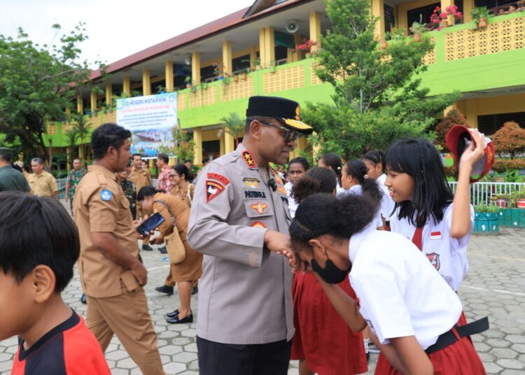 Kapolda Papua Hadiri Running Mitra Program Makanan Bergizi Gratis oleh SPGG