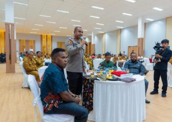 Kapolda Papua Tengah Hadiri Rapat Kerja Pemda dan BPP Se-Papua Raya