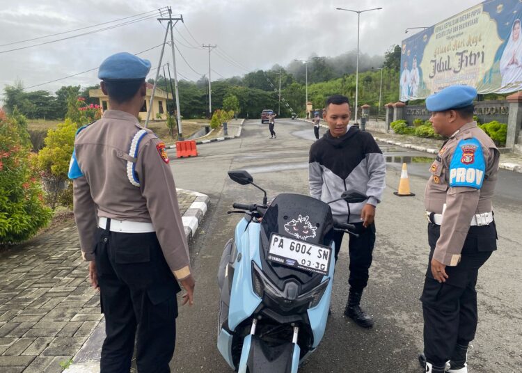 Tegakkan Disiplin, Bid Propam Polda Papua Laksanakan Giat Gaktibplin Bagi Personel