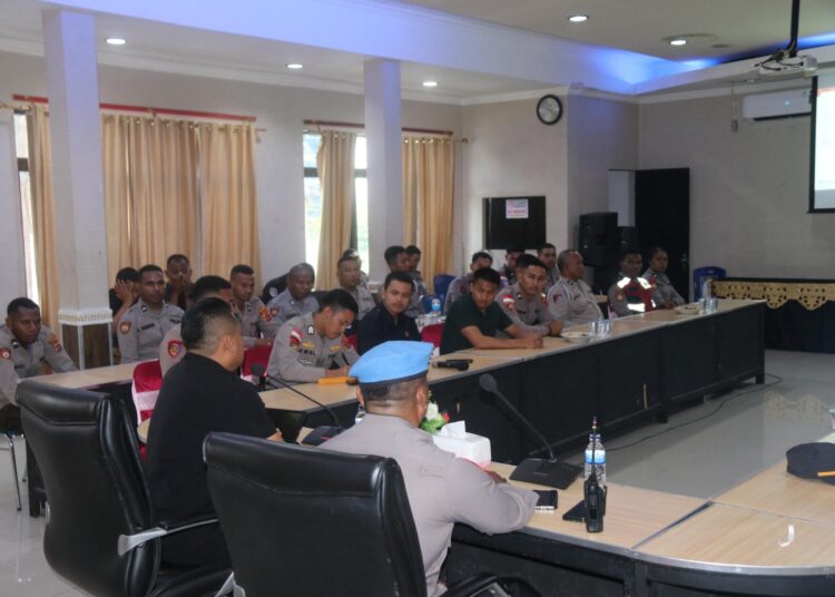 Bid Propam Polda Papua Datangi Polresta, Ini Tujuannya