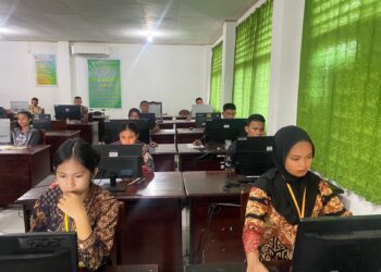 Di Hari Terakhir, Sebanyak 437 Casis Bintara Polri Polda Papua Ikuti Tes CAT Psikologi