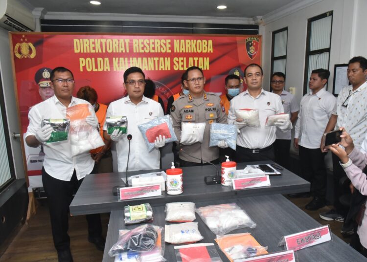 Polda Kalsel Bongkar Jaringan Narkoba Terafiliasi Fredy Pratama