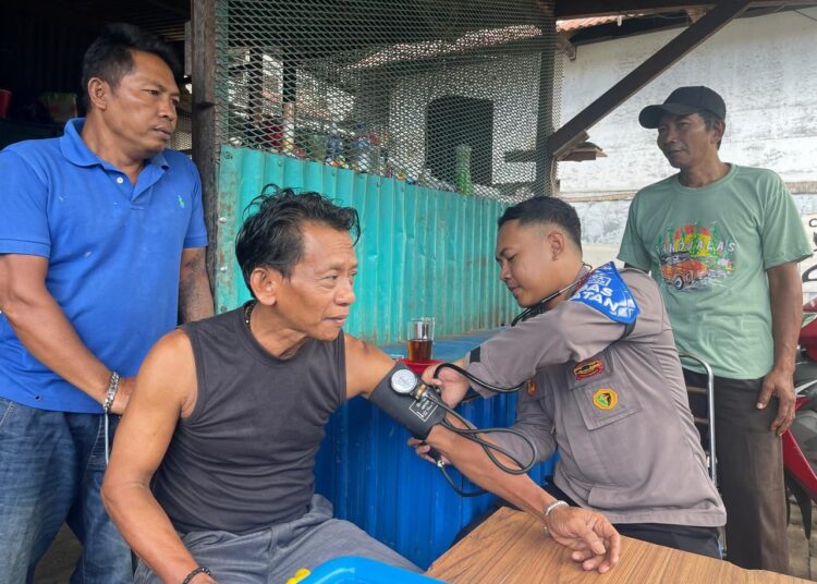 Berikan Bakti Kesehatan Untuk Sesama, Subsatgas Keladi Sagu Hadir Menyambangi Masyarakat