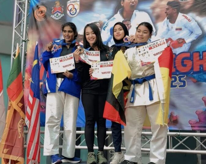Bripda Jessica, Polwan di Polda Riau, Sabet Medali Emas Kejuaraan Karate di Malaysia