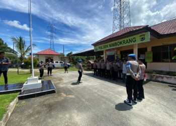 Bid Propam Polda Papua Lakukan Gaktiblin Kepada Personel Polda Papua di Polsek Wilkum Polres Jayapura