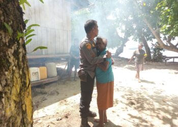 Ada Rindu Seorang Mama di Kampung Tarfia untuk Kapolsek