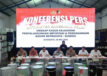 Kemendag RI Apresiasi Polri yang Berhasil Bongkar Perdagangan Ilegal Sianida di Jawa Timur