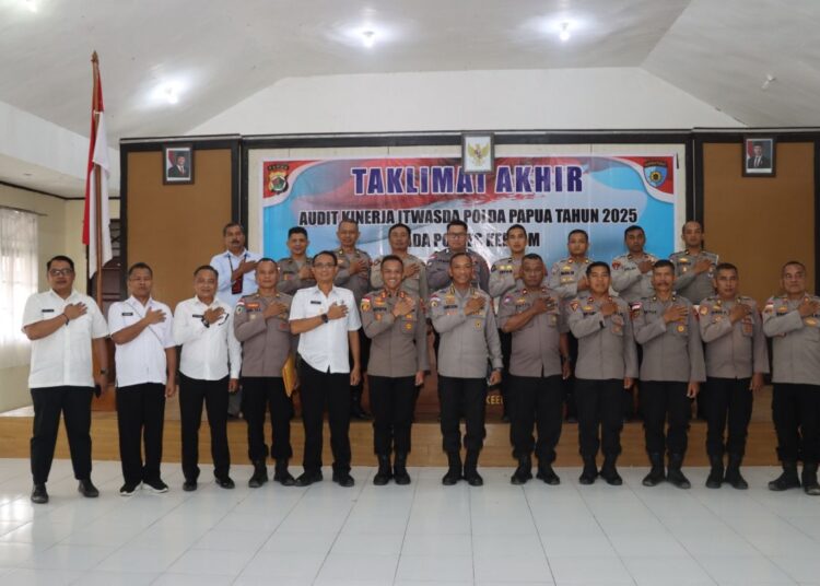 Pelaksanaan Audit Kenerja Itwasda Polda Papua di Polres keerom