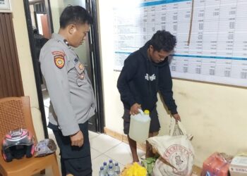 Polsek Kawasan Pelabuhan Laut Merauke Polda Papua Gagalkan Penyelundupan Miras di Pelabuhan Laut Merauke
